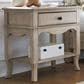 Riva Ridge Provence Nightstand with  in Linen, , large