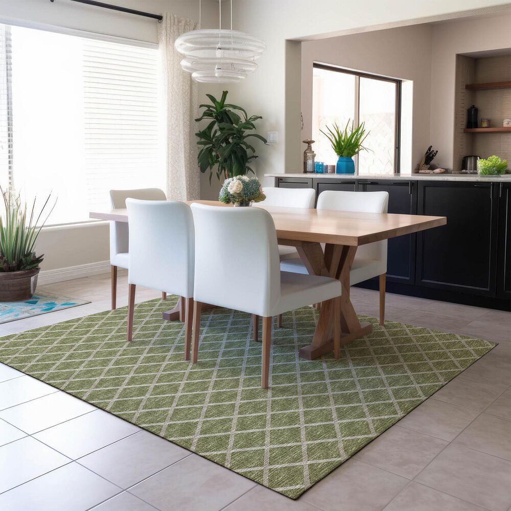 Dalyn Rug Company York 3&#39; x 5&#39; Aloe Indoor/Outdoor Area Rug, , large
