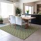 Dalyn Rug Company York 3" x 5" Aloe Indoor/Outdoor Area Rug, , large