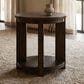 Belle Furnishings Stillwater Round End Table in Dark Truffle, , large