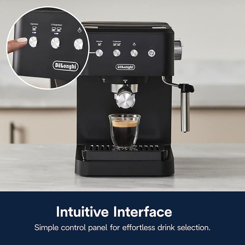 DeLonghi Classic Espresso Machine in Black, , large