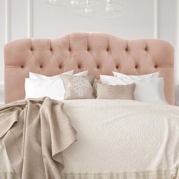 Skyline Furniture Twin Headboard in Velvet Soft Pink, , large