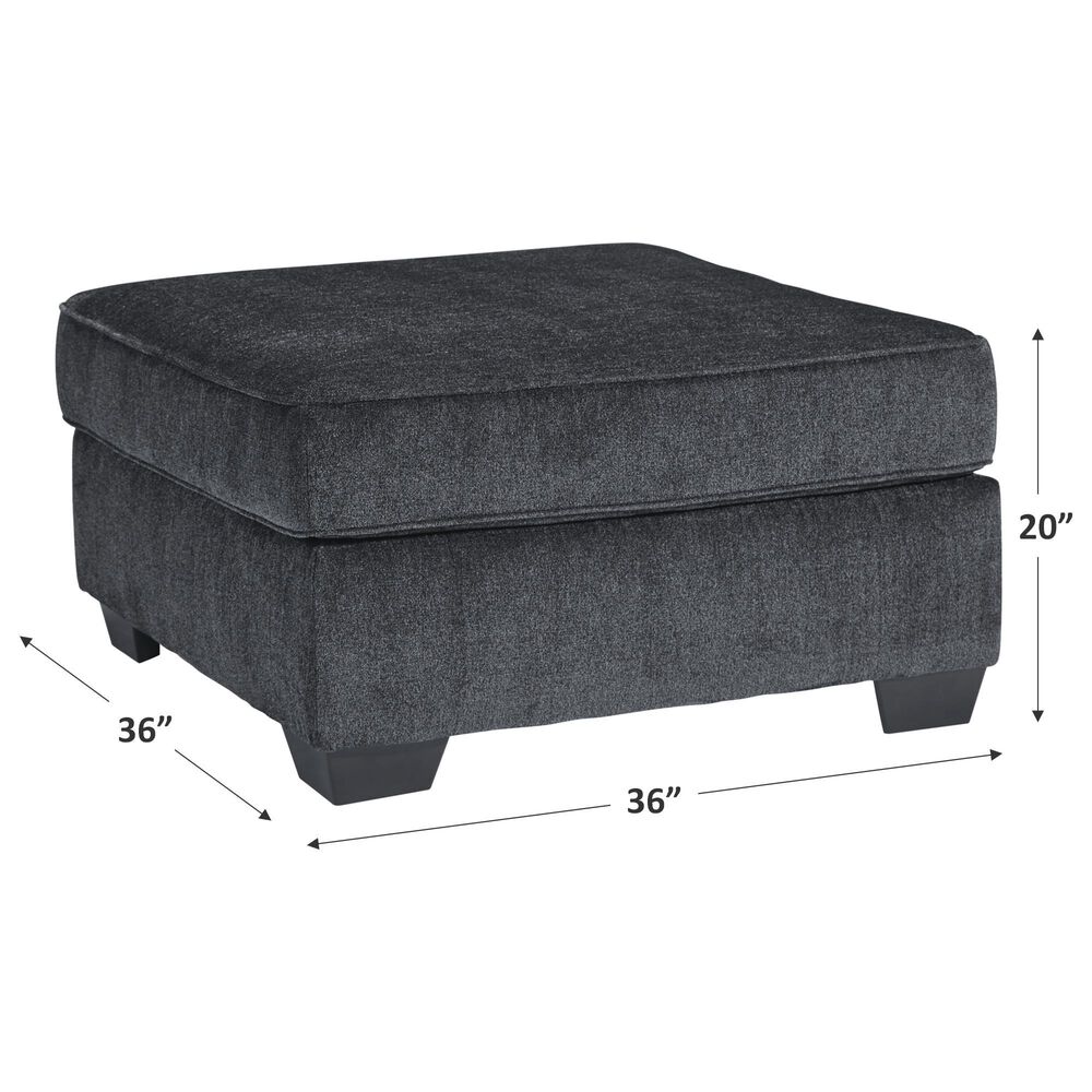 Ashley Altari Oversized Accent Ottoman in Slate, , large