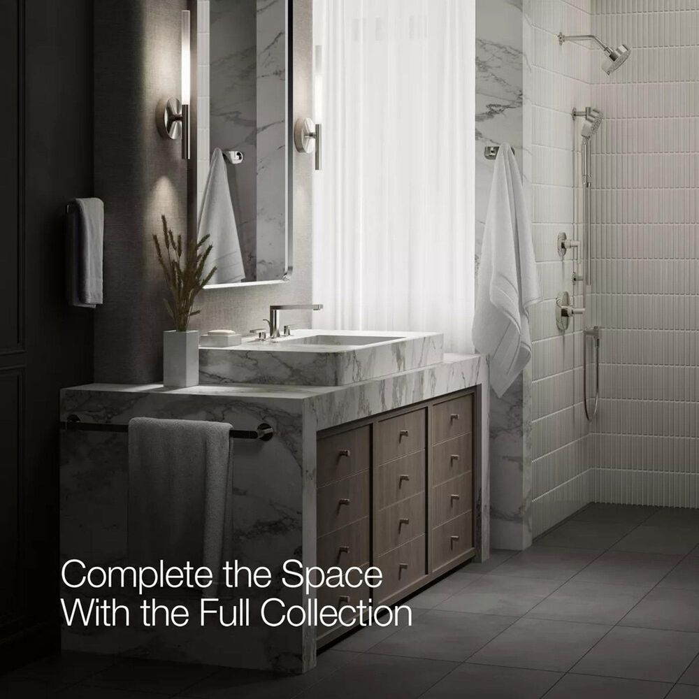 Kohler Composed Widespread Bathroom Sink Faucet in Vibrant Polished Nickel, , large
