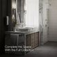 Kohler Composed Widespread Bathroom Sink Faucet in Vibrant Polished Nickel, , large