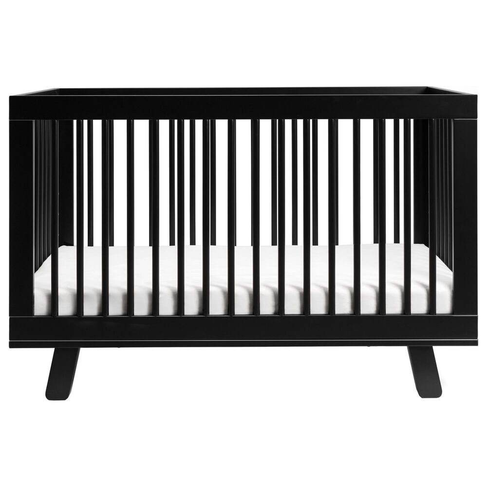 Babyletto Hudson 3-In-1 Convertible Crib in Black, , large
