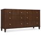 Hooker Furniture Archives 4-Piece King Panel Bedroom Set in Liber Oat, , large