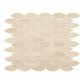 Marazzi Haven Point Honest Greige 1" x 2 3/8" Natural Stone Mosaic Sheet, , large