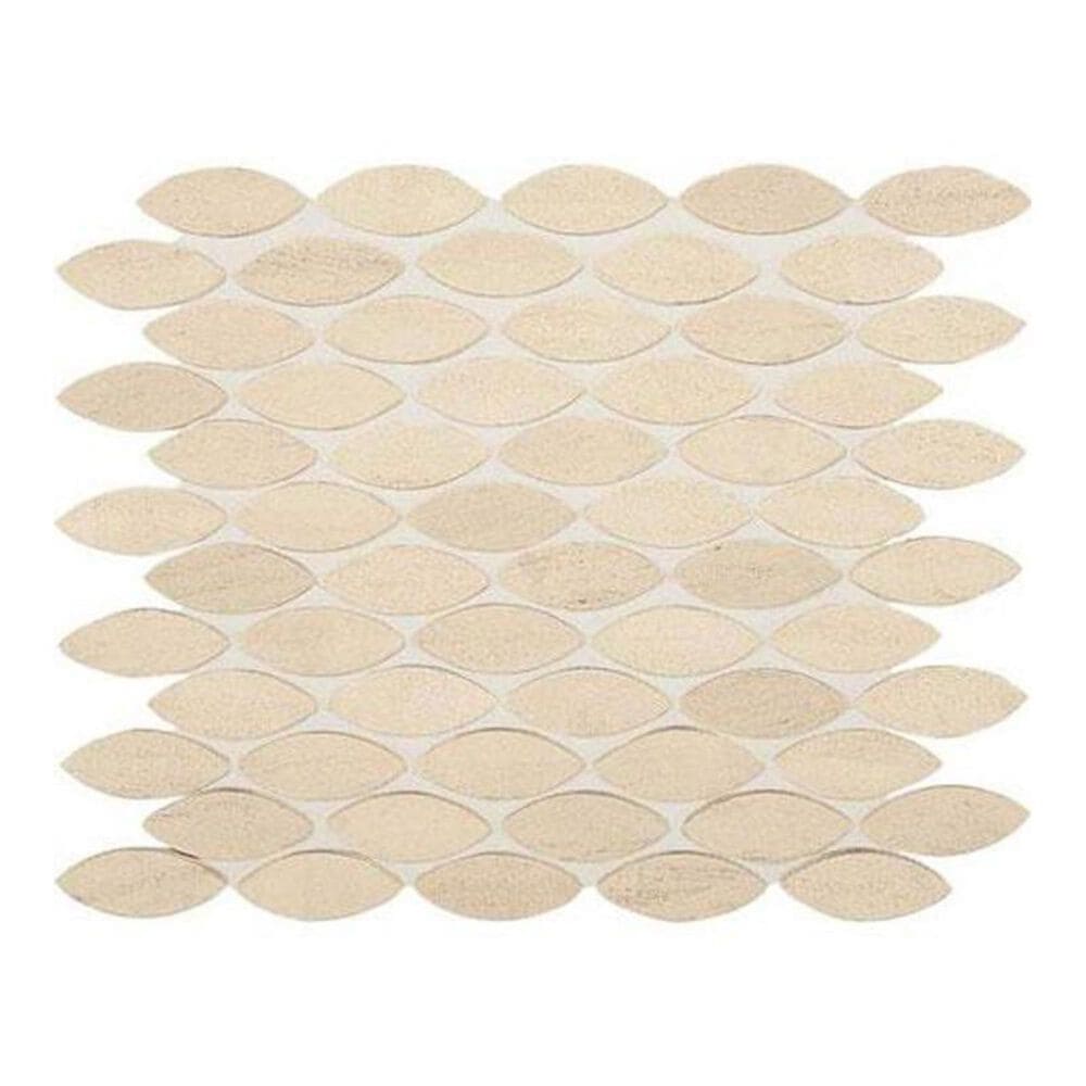 Marazzi Haven Point Honest Greige 1" x 2 3/8" Natural Stone Mosaic Sheet, , large