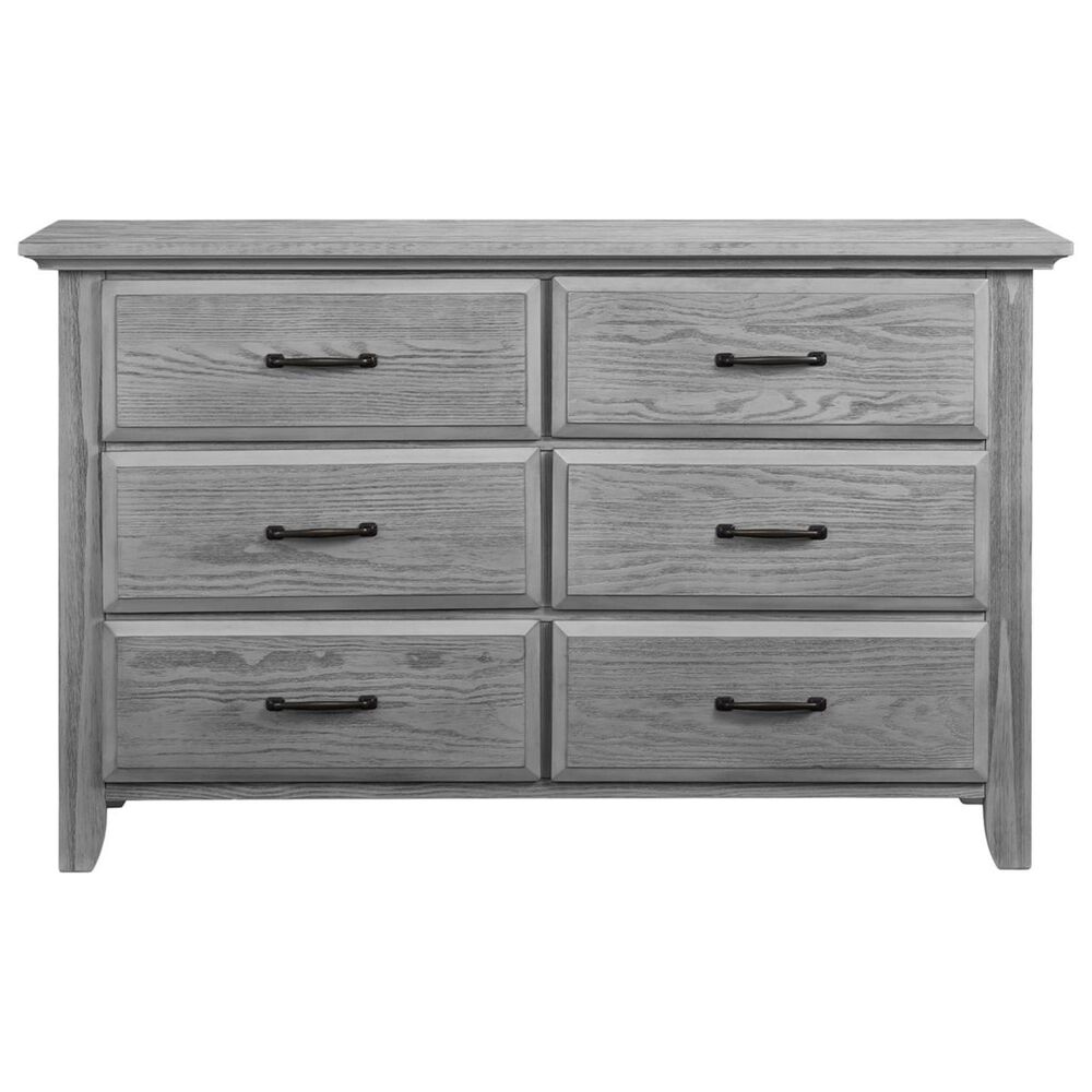 Oxford Baby Willowbrook 6 Drawer Dresser in Graphite Gray, , large