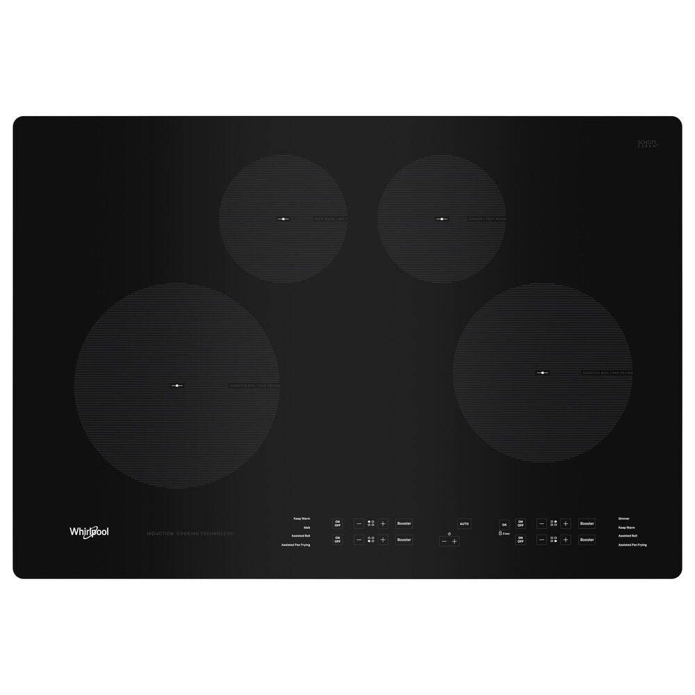 Whirlpool 30" Induction Cooktop in Black, , large