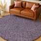 Dalyn Rug Company Voyage VY1 Plum 8" Round Area Rug, , large
