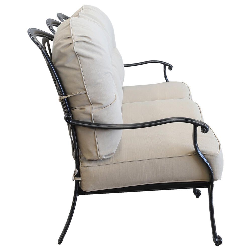 GatherCraft Geneva Patio Sofa in Linen Beige, , large