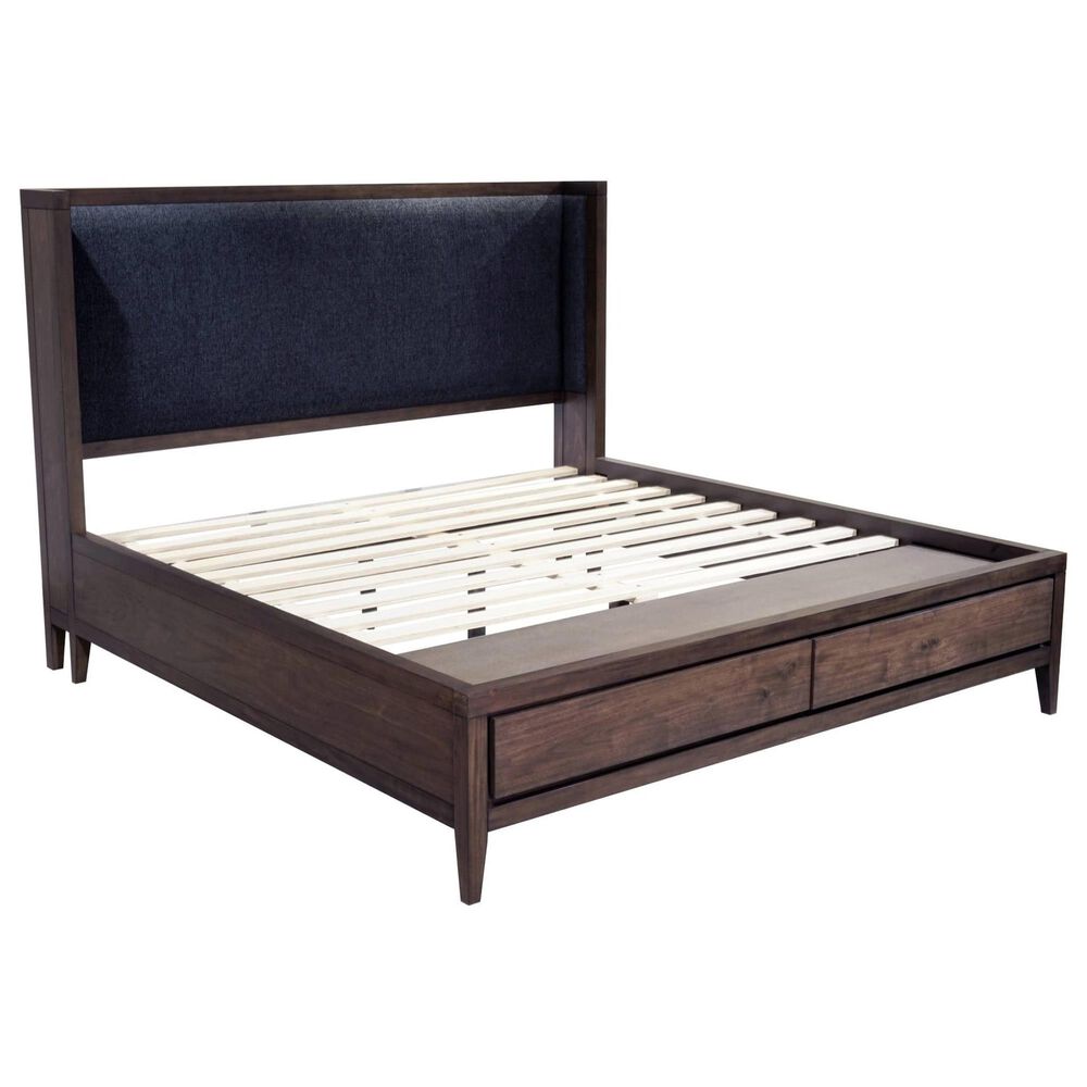 Urban Home Boracay 4-Piece King Bedroom Set in Wild Oats Brown, , large