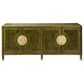 Uttermost Palais 4-Door Cabinet in Olive and Brass, , large
