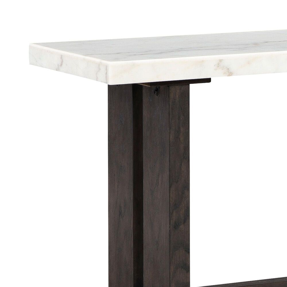 Ashley Burkhaus Sofa Table in White and Dark Brown, , large