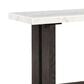 Ashley Burkhaus Sofa Table in White and Dark Brown, , large