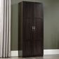 Sauder Storage Cabinet in Cinnamon Cherry, , large