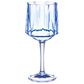 LeadingWare Crystal Diamond 12 Oz Wine Glass in Blue, , large