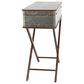 Maple and Jade Accent Table in Grey and Warm Brown, , large