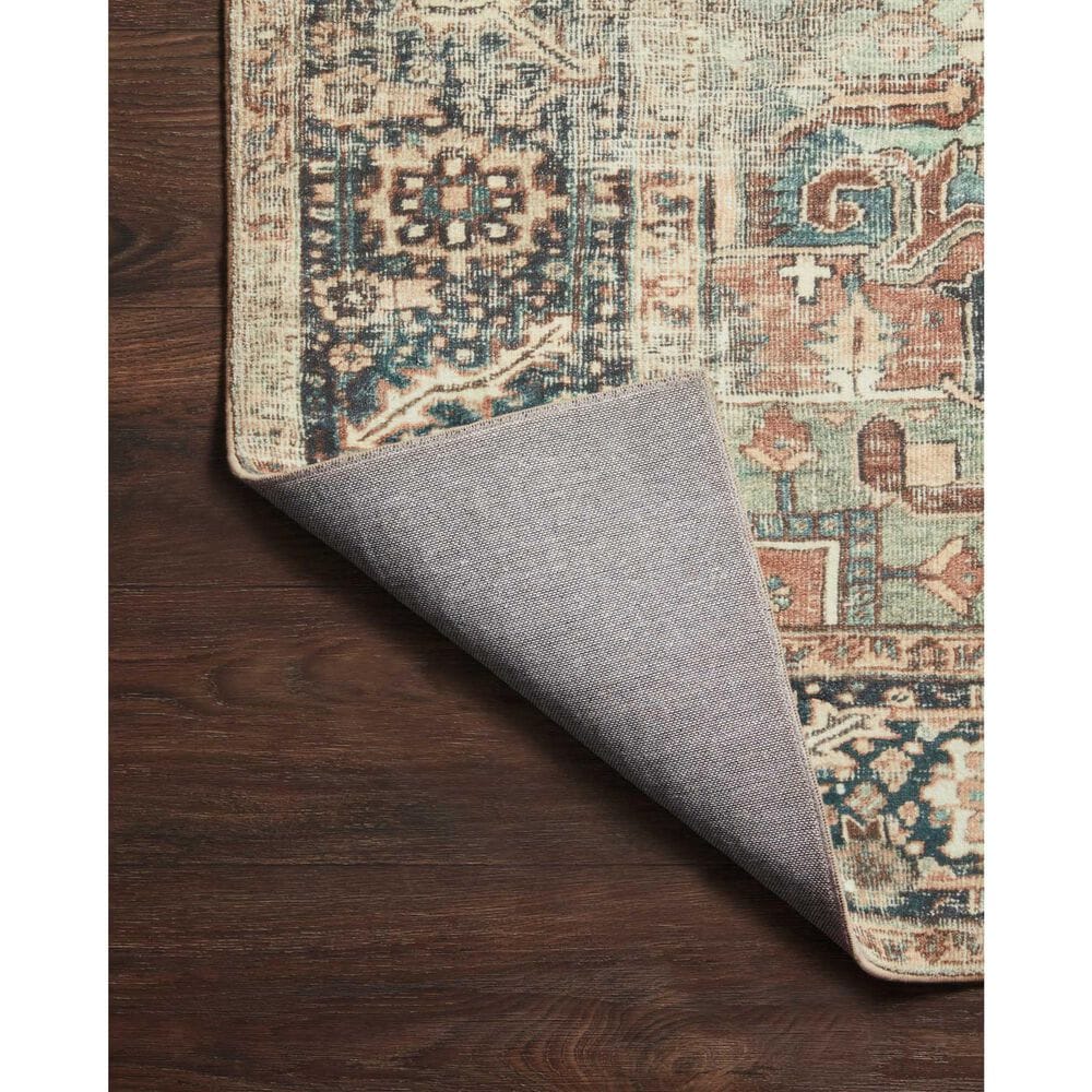 Loloi II Margot 7&#39;6&quot; x 9&#39;6&quot; Terracotta and Lagoon Area Rug, , large