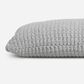Sunday Citizen Snug Waffle 14" x 36" Lumbar Throw Pillow in Cloud Grey, , large