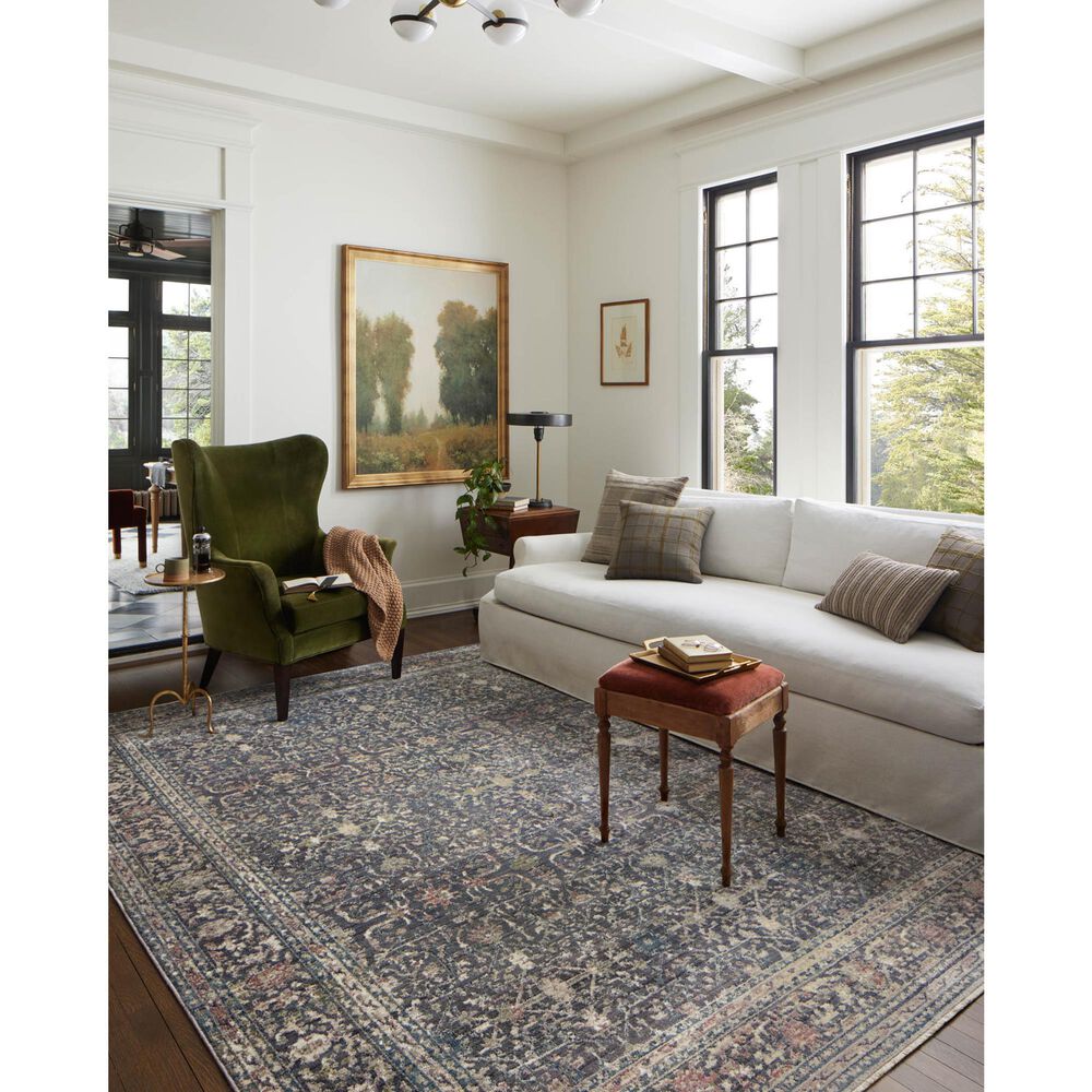 Loloi Bradbury 6&#39;3&quot; x 9&#39; Midnight and Multicolor Area Rug, , large