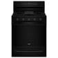 Whirlpool 5.3 Cu. Ft. Freestanding Smart Gas Range with Air Cooking Technology in Black, , large