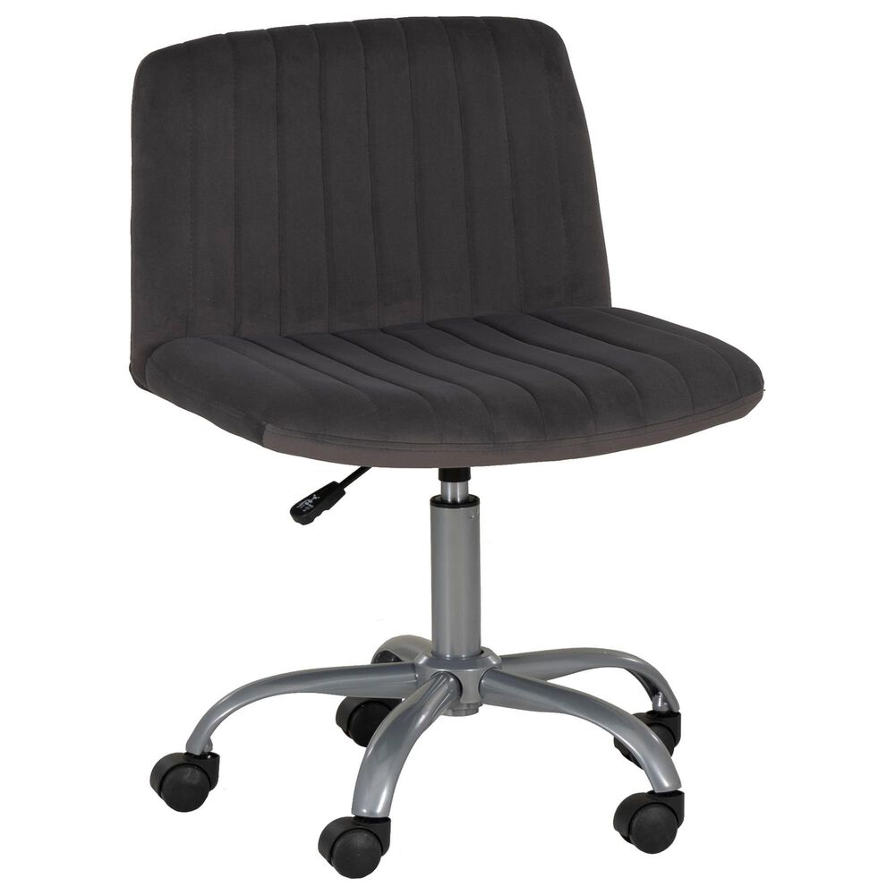 Linden Boulevard Savon Desk Chair in Grey, , large