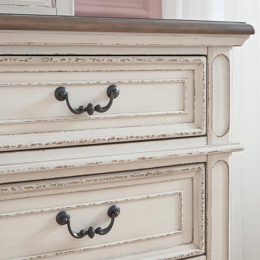Ashley Realyn Youth Dresser in Chipped White, , large