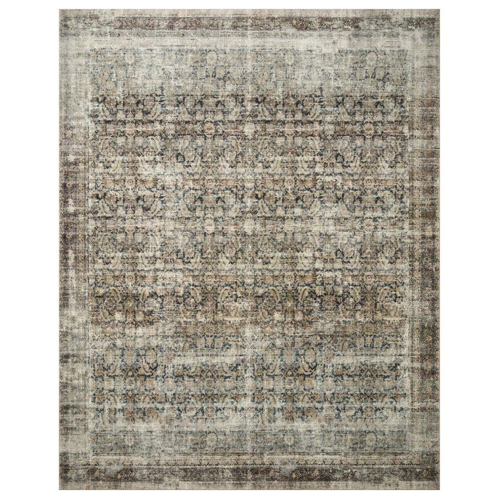 Amber Lewis x Loloi Morgan 8"3" x 11"3" Navy and Sand Area Rug, , large