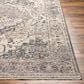 Surya Aida AAD-2311 7"10" x 9"8" Beige, Medium Gray, Tan, Ivory, Deep Teal and Charcoal Area Rug, , large