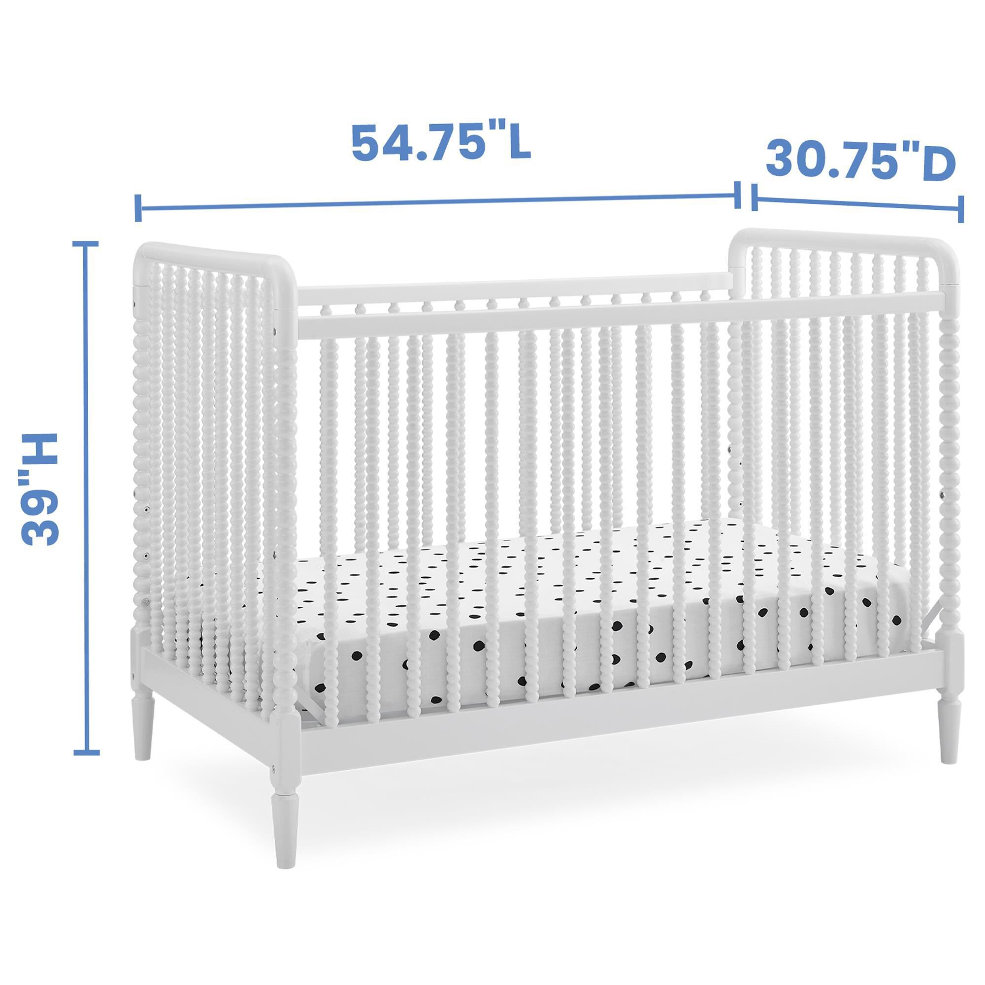 Delta bianca outlet white crib