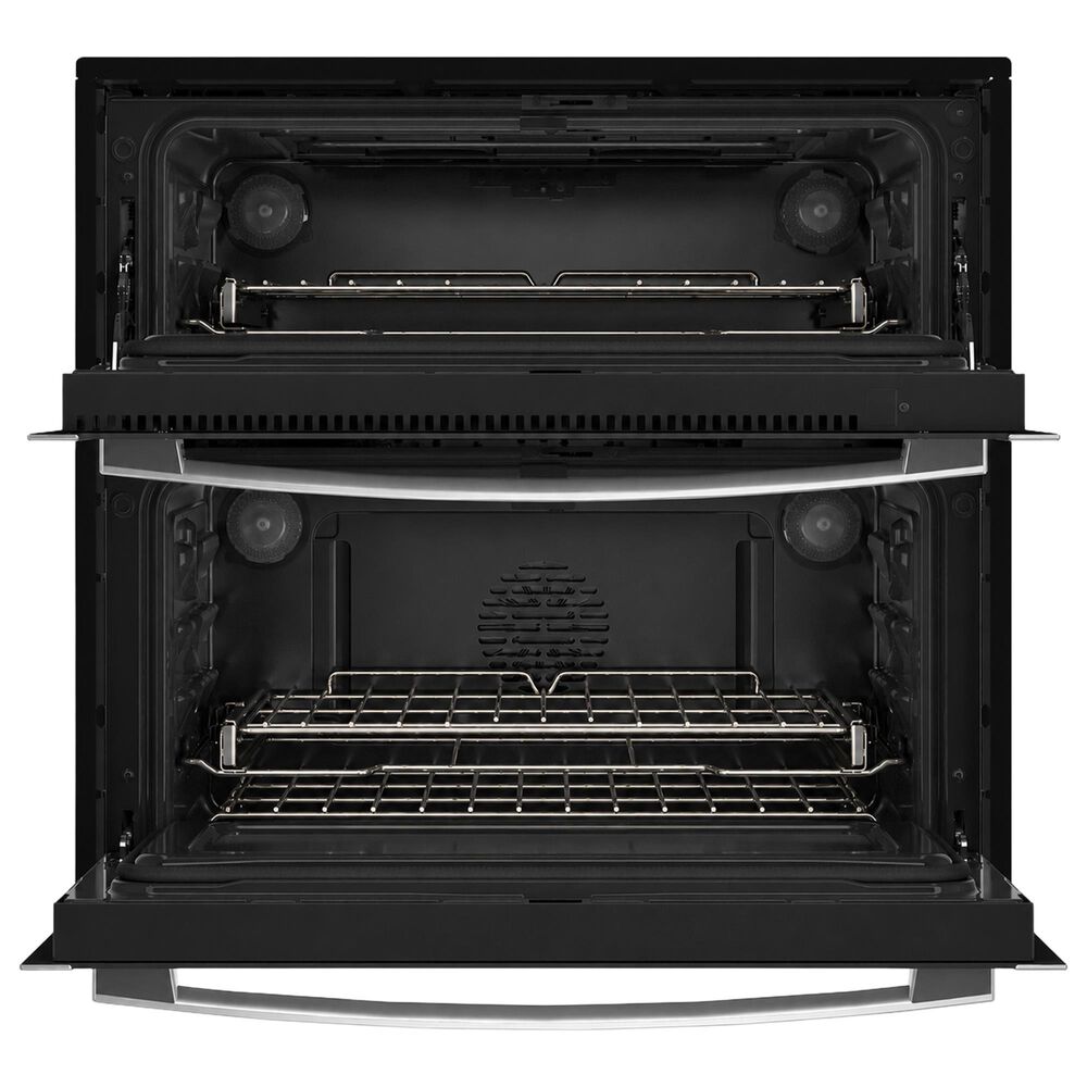 GE Profile 30" Smart Built-in Twin Flex Convection Wall Oven in Stainless Steel, , large