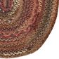 Capel Bayview 0036-560 2" x 3" Oval Cinnabar Area Rug, , large