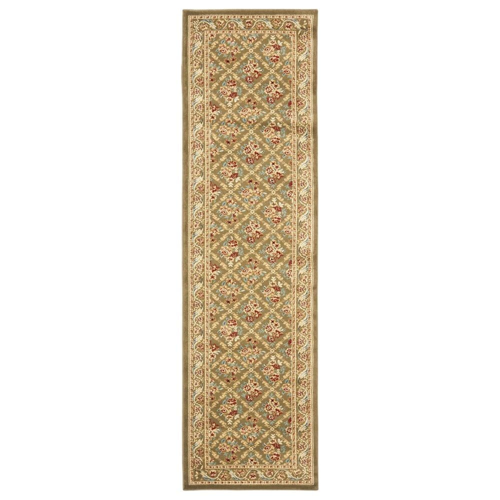 Safavieh Lyndhurst LNH556 2"3" x 12" Green Runner, , large