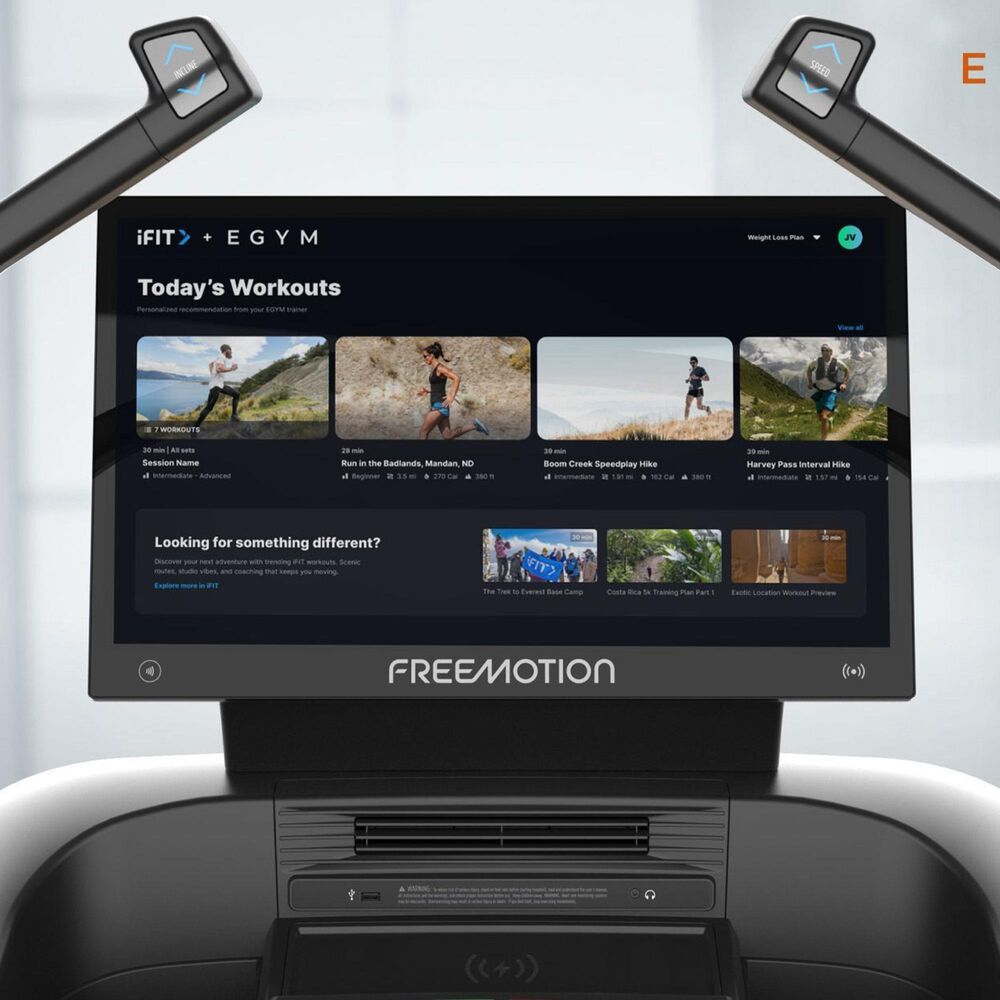 FreeMotion I24 Incline Trainer in Black, , large