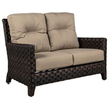 Loft Palm Coast Loveseat in Dark Brown, , large