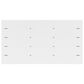 Ashley Hyland Wave Patio Rectangular Coffee Table in Bright White, , large