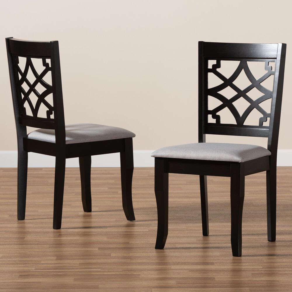 Baxton Studio Mael Side Chair in Dark Brown (Set of 2), , large