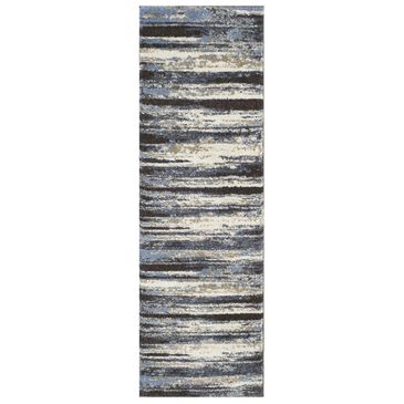 Safavieh Retro RET2138-1165 2"3" x 11" Cream and Blue Runner, , large