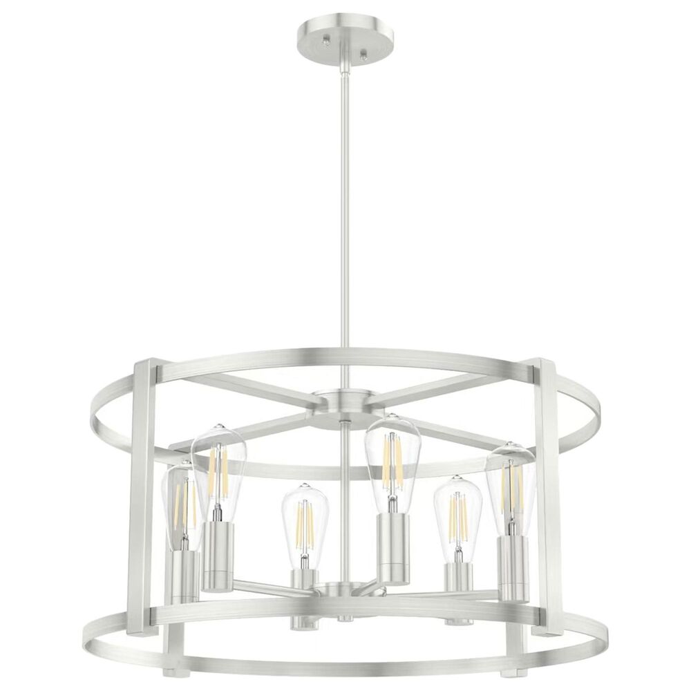 Hunter Astwood 6-Light Chandelier in Brushed Nickel, , large