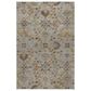 Dalyn Rug Company Silk Road Flax, Beige, Copper, Denim, Aloe and Gold 9" x 12" Area Rug, , large