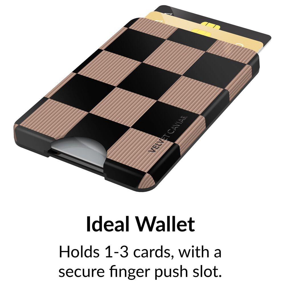 Velvet Caviar Gift Set with MagSafe Wallet, Grip Ring, Phone Charm in Mocha Vibe Checker, , large