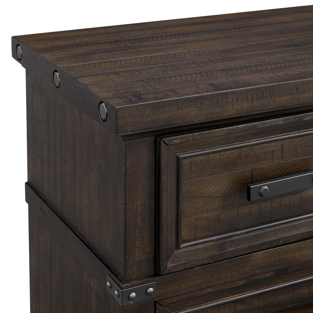 Mayberry Hill Colorado 6 Drawer Door Chest in Charcoal, , large