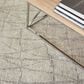 Nourison Ellora ELL02 9"9" x 13"9" Stone Area Rug, , large