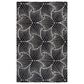 Safavieh Micro-Loop MLP174H 5" x 8" Charcoal and Ivory Area Rug, , large