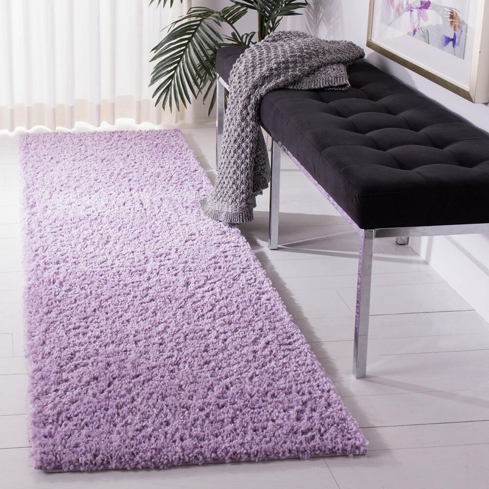 Safavieh August Shag 2&#39;3&quot; x 12&#39; Lilac Runner, , large