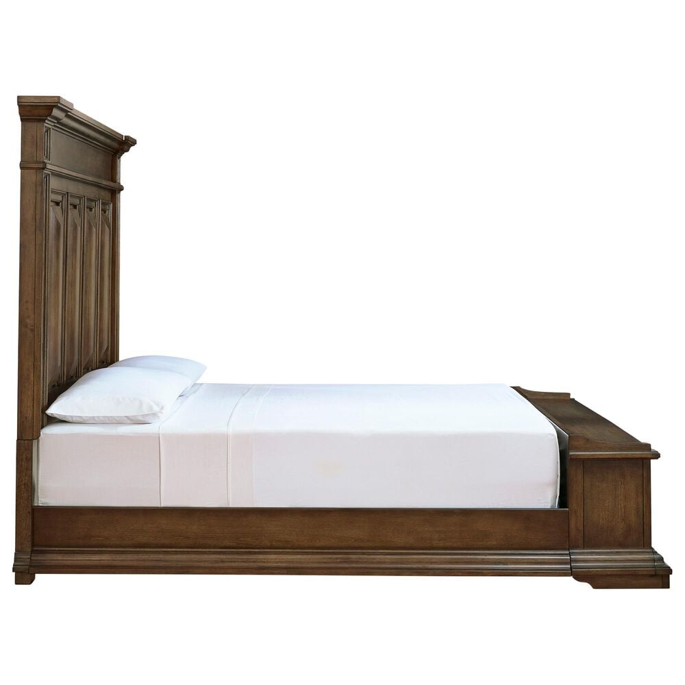 Millenium Frantanna California King Panel Storage Bed with Two Nightstands in Brown, , large