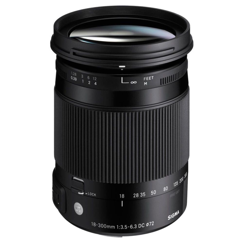 Sigma 18-300mm f/3.5-6.3 DC MACRO OS HSM Contemporary Lens for Canon EF, , large